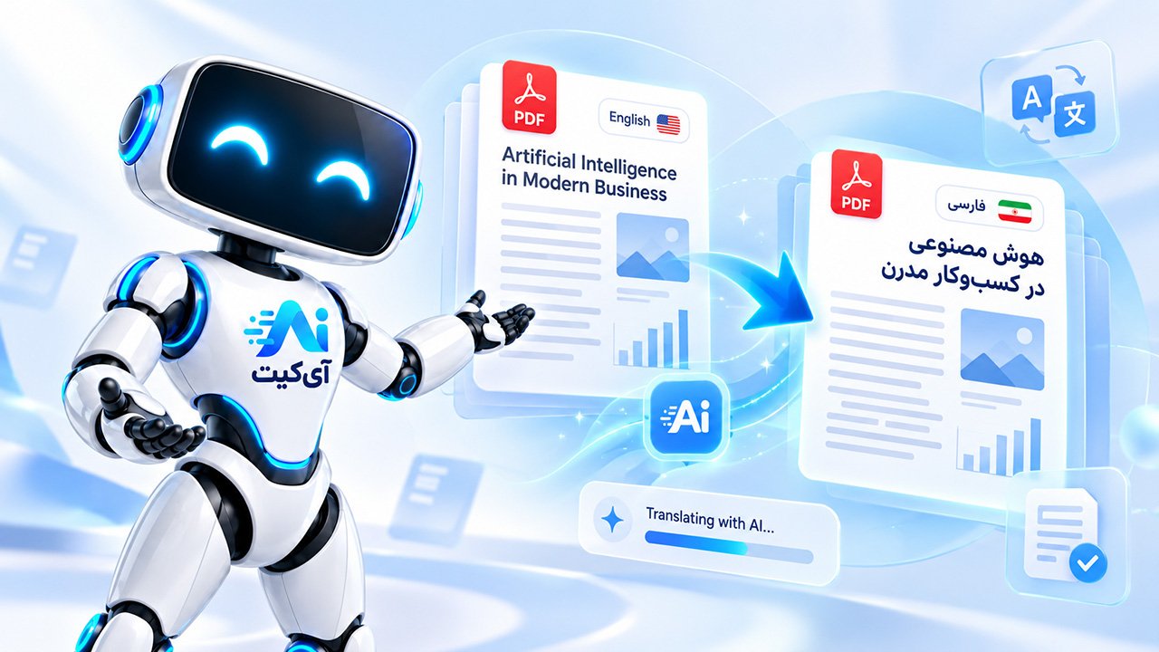 ترجمه PDF آنلاین با هوش مصنوعی؛ تبدیل فایل انگلیسی به فارسی