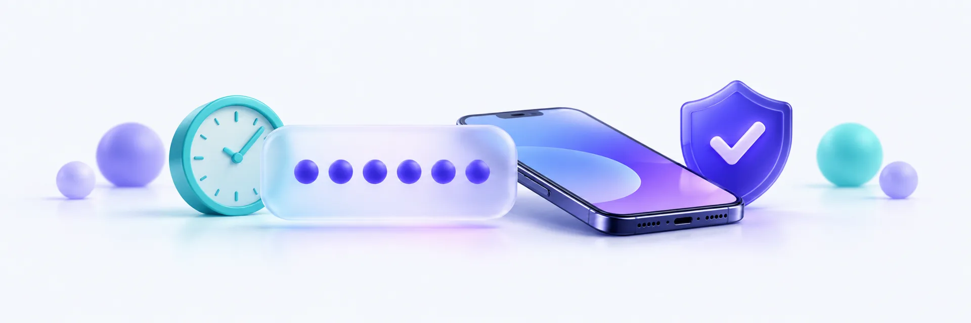 اعلان کد تأیید کنار ساعت؛ تصویر مفهومی محدود بودن اعتبار کد یک‌بارمصرف